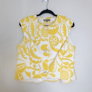 Vintage Bill Blass Peplum to-SZ 10-Cotton-Silk